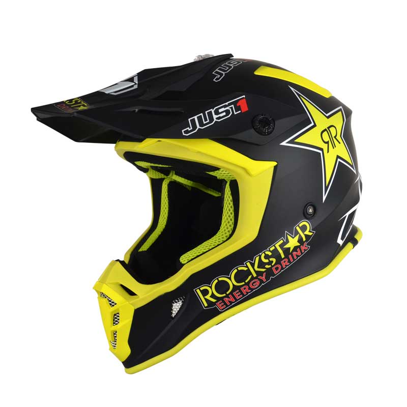 JUST1 OFF ROAD HELMET J38 ROCKSTAR ENERGY DRINK MIMATUMOTO